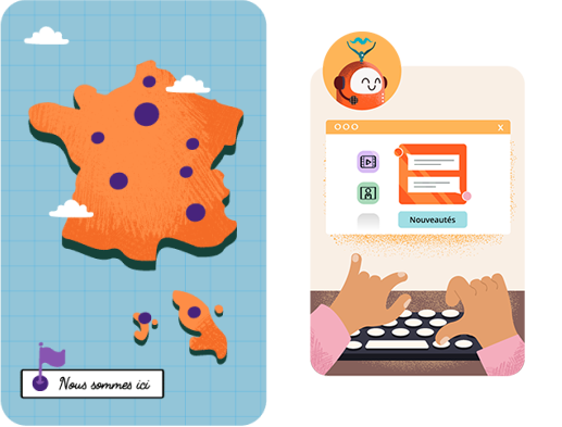 Illustration des formations